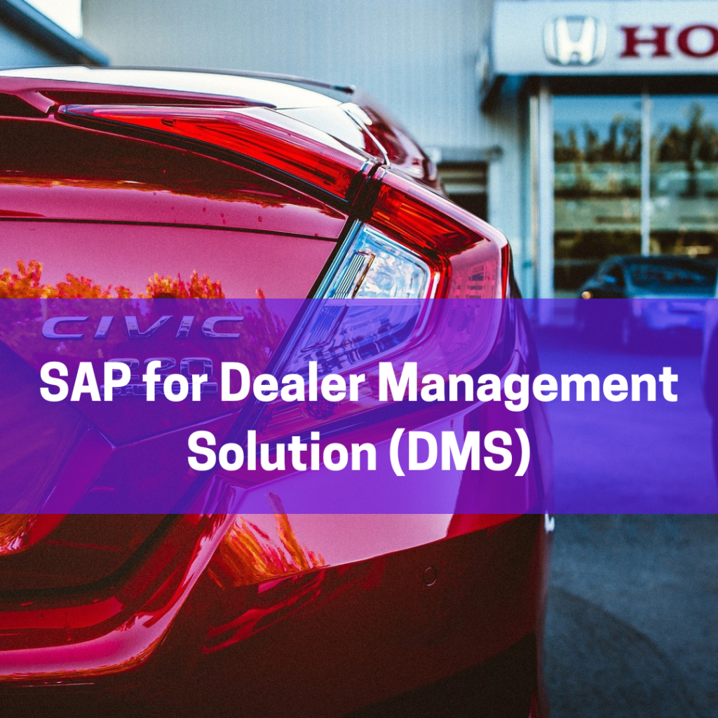 SAP Dealer Management Solutions