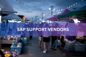 SAP Support Vendors