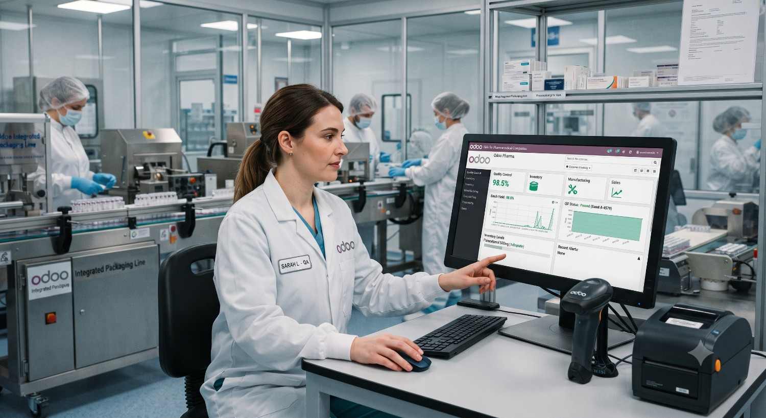 Odoo for pharmaceutical companies